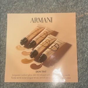 Giorgio Armani Skin Tint in Cream and Tan
